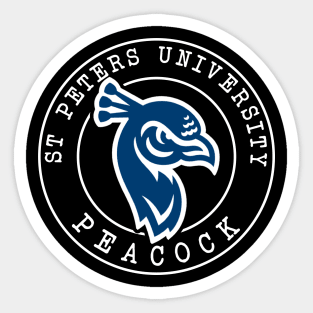 St Peters Peacocks Badge Sticker